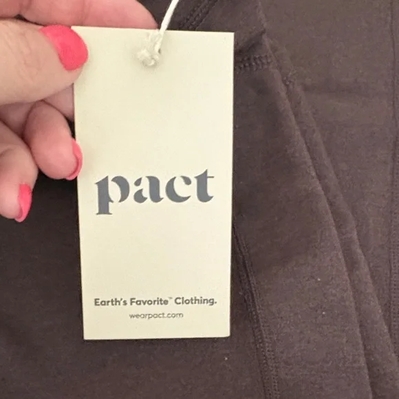 Pact Dark Brown High-Rise Leggings - Picture 2 of 3